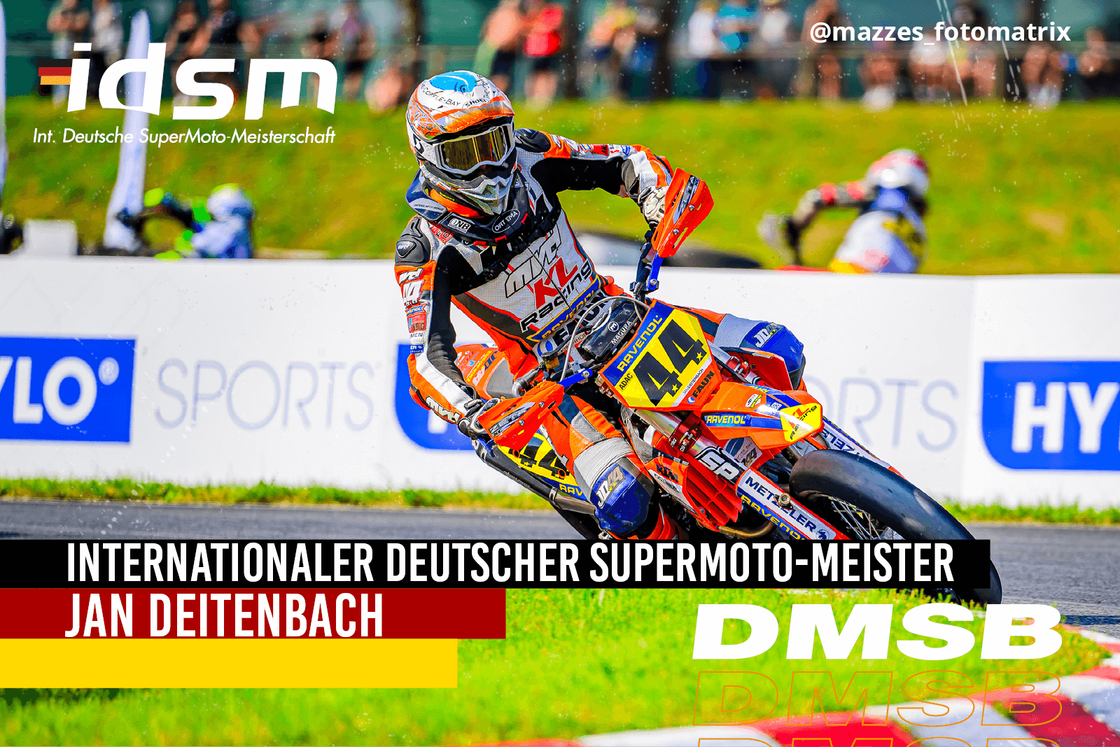 Internationaler Deutscher SuperMoto-Meister 2024 Jan Deitenbach