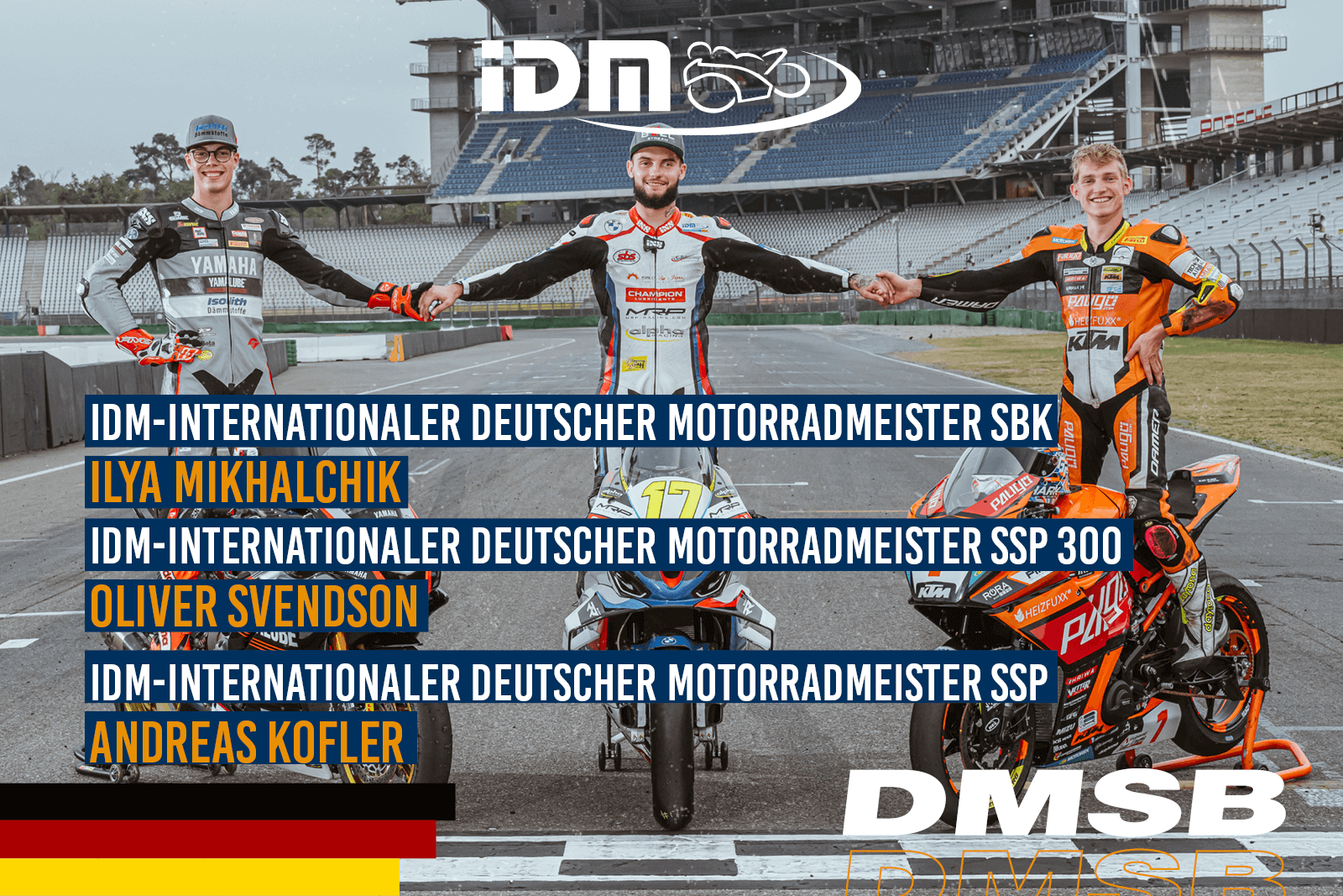 IDM-Internationale Deutsche Motorrad-Meister 2024 Superbike, Supoersport und Supersport 300