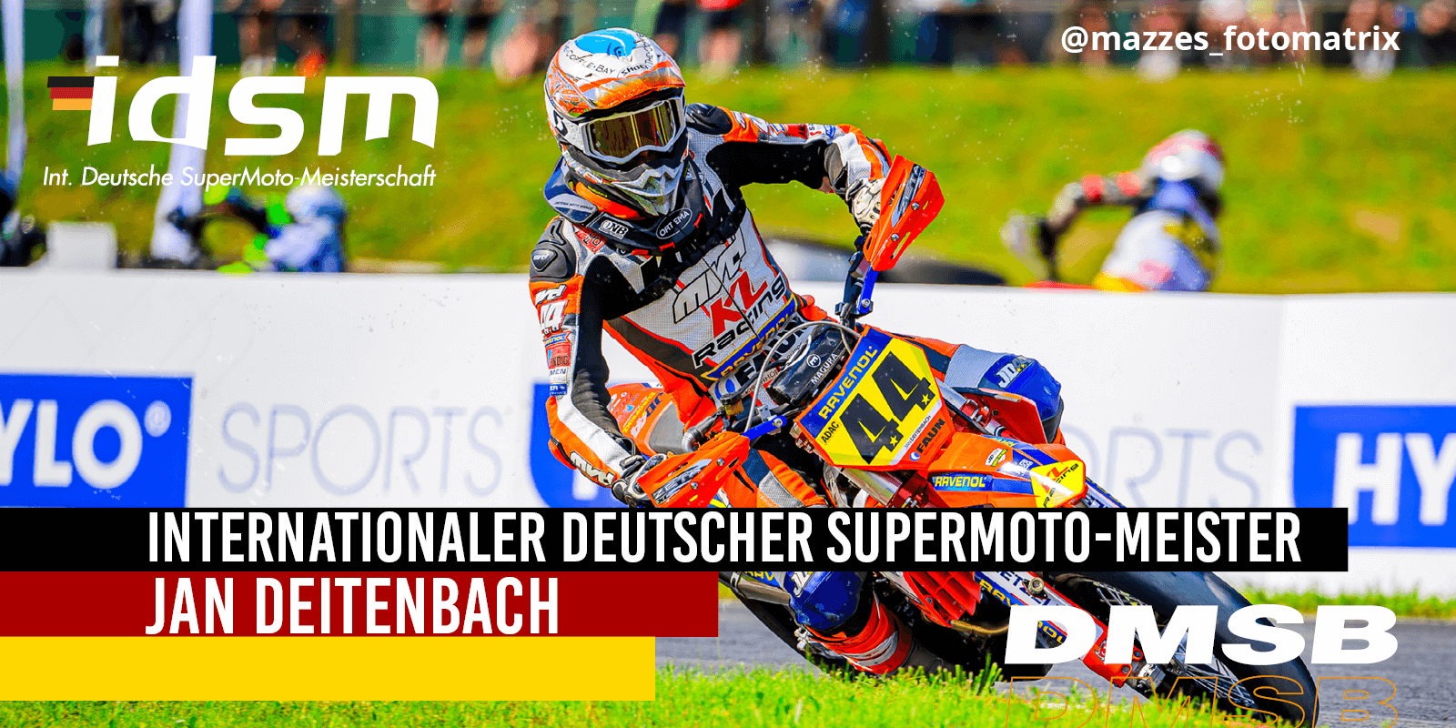 Internationaler Deutscher SuperMoto-Meister 2024 Jan Deitenbach