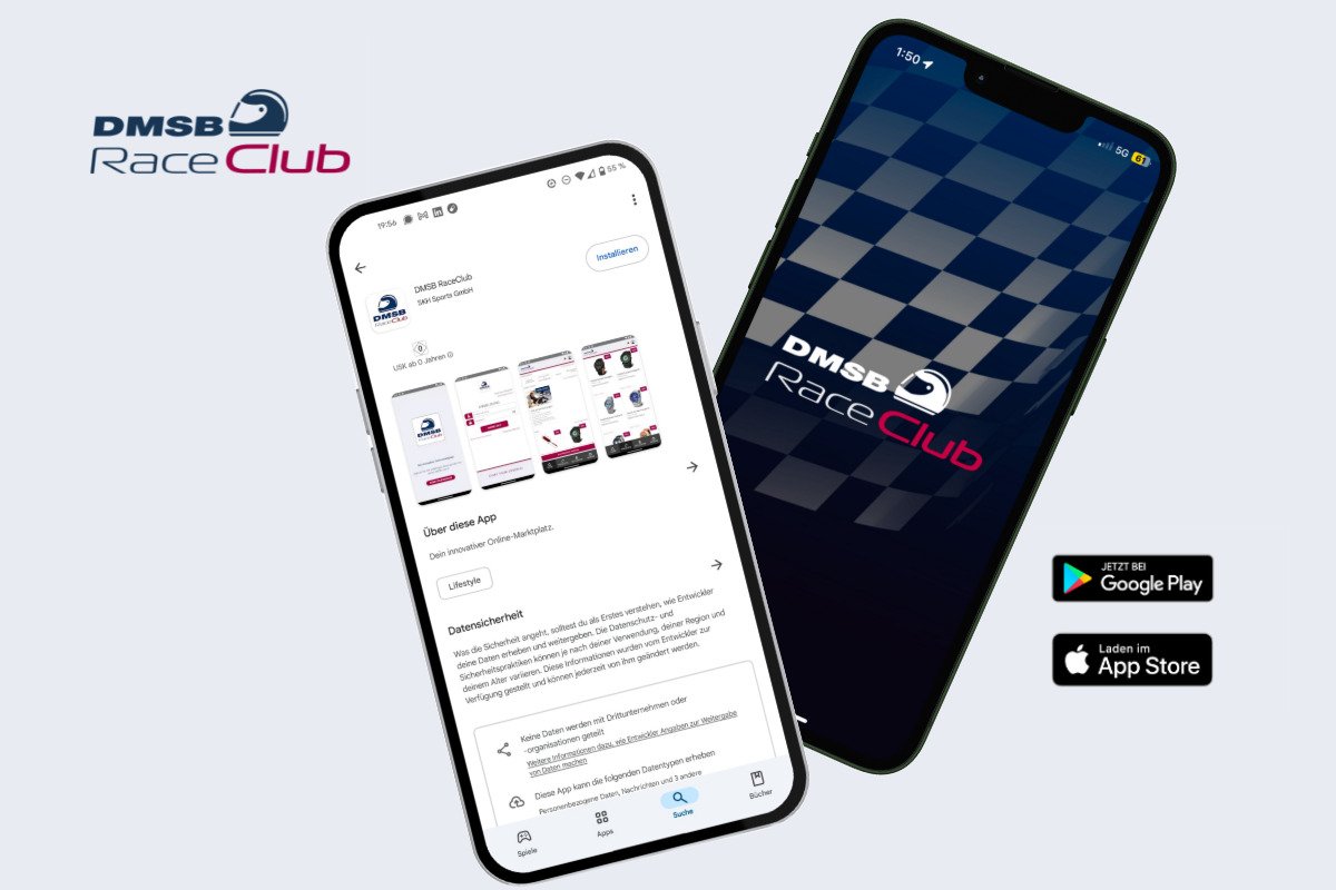 DMSB RaceClub als Android und iOS App