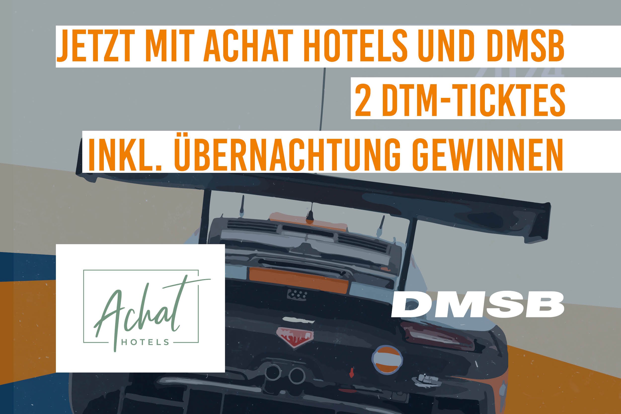 DMSB ACHAT Hotels Gewinnspiel zur DTM in Oschersleben 2025