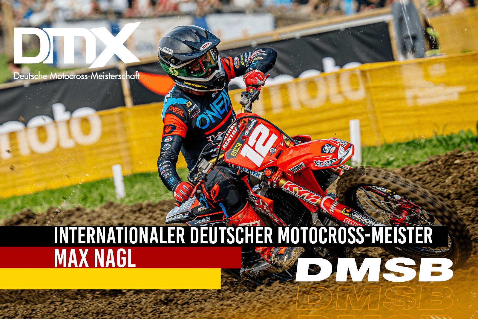 Internationaler Deutscher Motocross-Meister 2024 Max Nagl