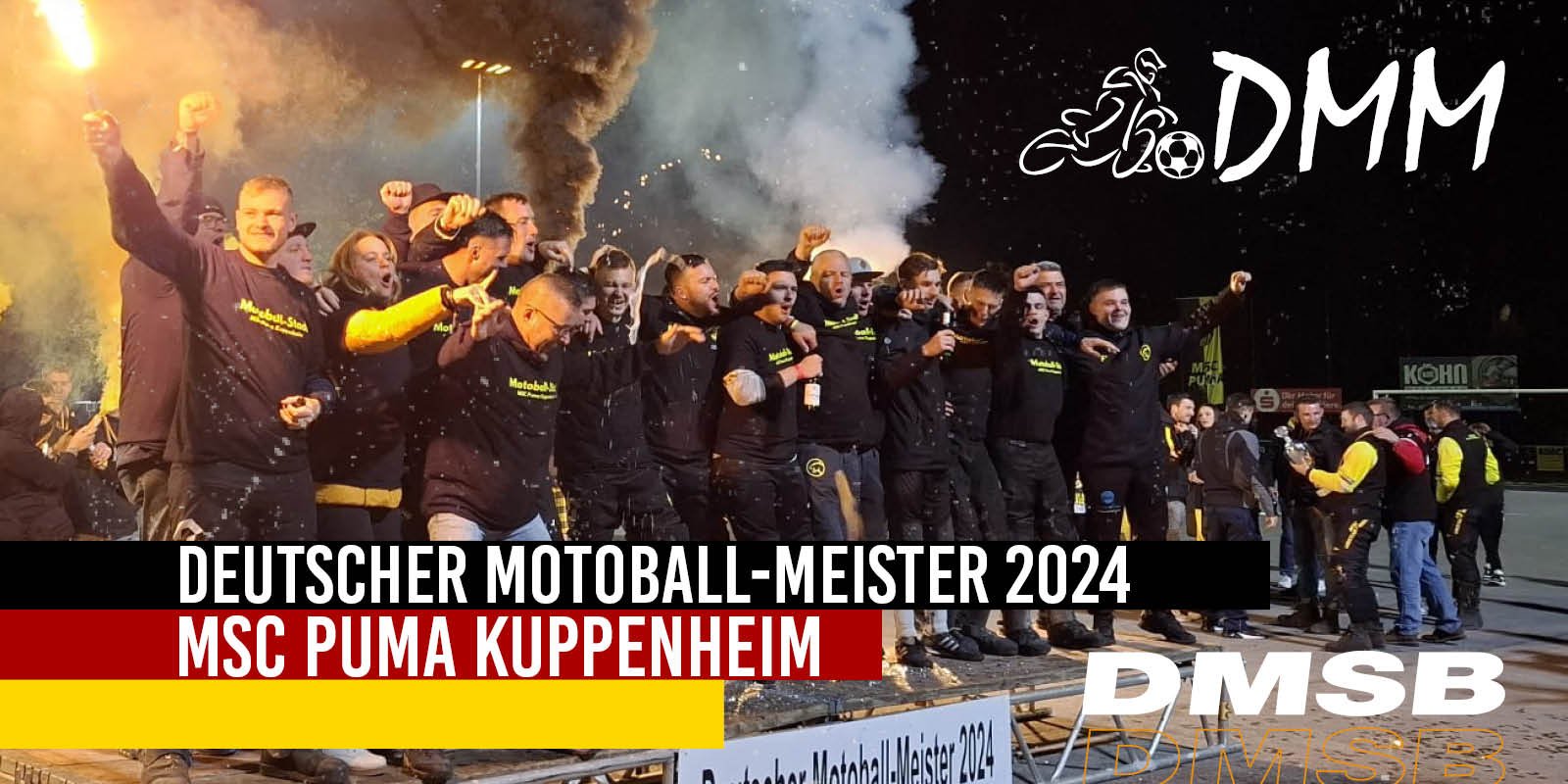 Deutscher Motoball-Meister 2024: MSC Puma Kuppenheim